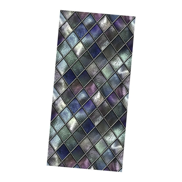 Película de privacidad para ventanas, reutilizable, anti-UV, decorativa, para ventanas de vidrio, bricolaje, hogar A