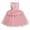 Pink, variant on Elegant Patchwork Party Dress for Toddler Girls with Delicate Lace and Ruffles Design
