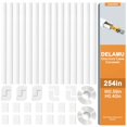 thumbnail image 1 of Funda de cable Delamu CC03, paquete de 15 unidades para TV de pared, 6,8 m, 1 of 9