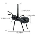 thumbnail image 4 of Juego de 12 tenedores de fruta de hormiga CHAO de plástico Negro, 4 of 5