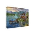 thumbnail image 2 of Bigelow Illustrations 'Peaceful Summer' Canvas Art, 2 of 3