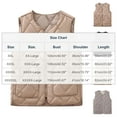 thumbnail image 3 of Htigea Women's Quilted Vest Lightweight Zip Up Padded Gilet Fall Solid Sleeveless Jackets with Pockets White XXXXL, 3 of 4