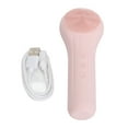 thumbnail image 1 of Cepillo de limpiamiento profundo facial del silicón de la prenda impermeable de la calefacción de la vibración del cepillo eléctrico de la cara, 1 of 8