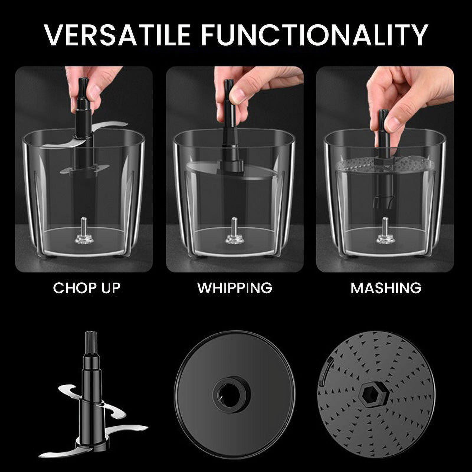 Outoloxit Multifunctional Mini Food Processor and Juicer with Meat Grinder, Portable Stainless Steel, 500ml Capacity, for Easy Cooking and Cleaning