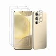 thumbnail image 1 of xixishop Galaxy S24 Plus Tempered Glass Screen Protector + Camera Lens Protector [2 + 2 Pack][Case Friendly][Anti-Scratch][Ultrasonic Fingerprint Unlock] HD Protective Film for Samsung Galaxy S24 Plus, 1 of 1