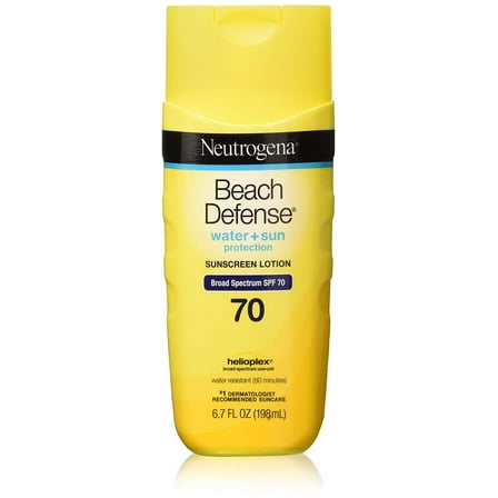 Neutrogena Beach Defense Sunscreen Body Lotion Broad Spectrum Spf 70, 6.7 Ounce