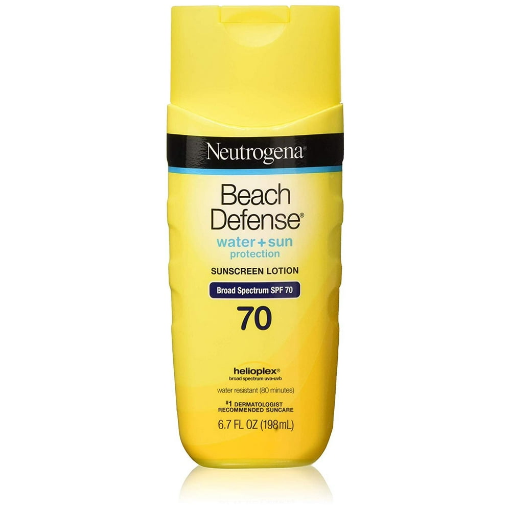 Neutrogena Beach Defense Sunscreen Body Lotion Broad Spectrum Spf 70, 6 ...