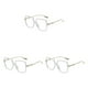 thumbnail image 2 of Jumpingount Gafas cómodas y duraderas para largas horas de en la computadora, gafas antiluz azul, gafas para mujer, montura dorada Type1 NO1, 2 of 6