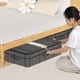 thumbnail image 4 of pstuiky Caja de almacenamiento para ropa y edredones, ideal para guardar en el armario. Amplia capacidad para organizar y empacar ropa. Bolsa especial para equipaje., 4 of 6