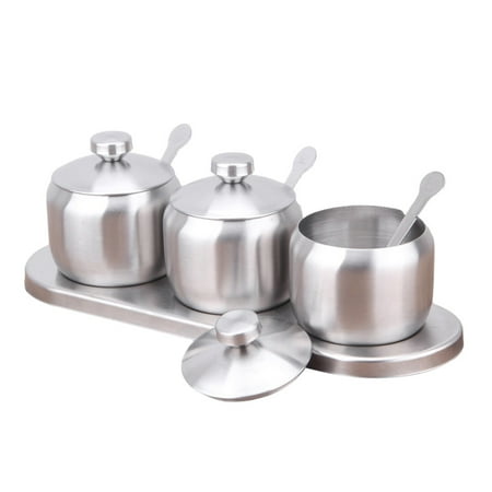 

NUOLUX 1 Set Seasoning Bottle with Spoon Kitchen Supplies Moisture-proof Seasoning Pot