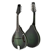 Ammoon Mandolin A Style 8-String Basswood Body Engineer Wood Fingerboard Adjustable String Instrument for Benginners with Storage Bag