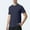 🔥 Navy, variant on Dianli Men's Athletic Short Sleeve Shirt 95% Polyester 5% Spandex Breathable Moisture Wicking Quick Dry Round Neck Tee for Workout Gym Sports Casual Wear