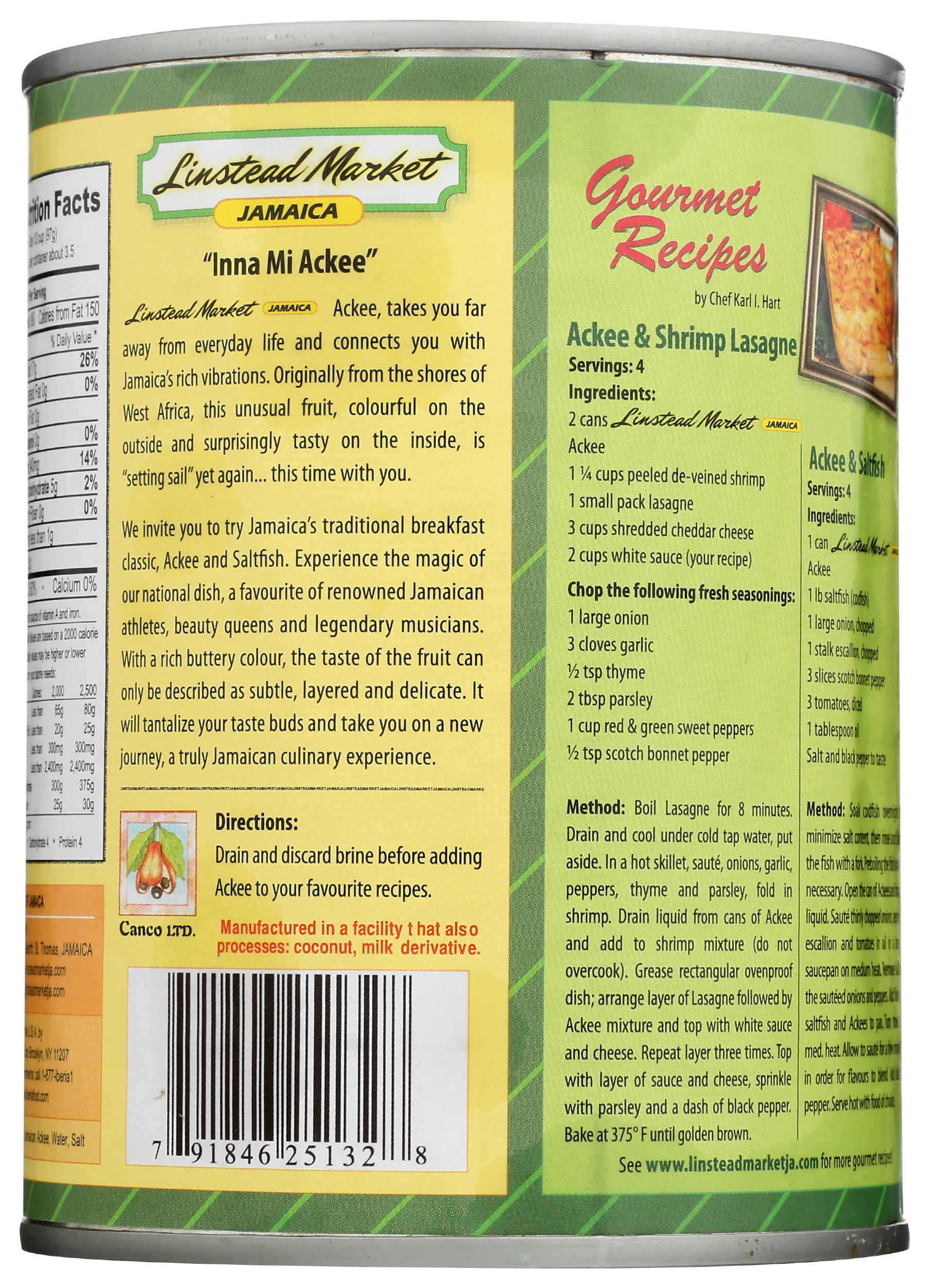 Pack of 12, Linstead Market Jamaica Ackee, 19 oz