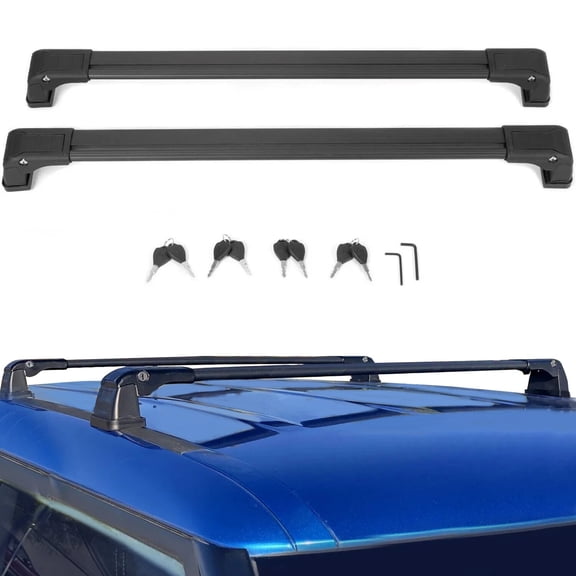 For Kia Soul 2014-2019 Aluminum Roof Rack Rail Cross Bars Luggage Cargo Carrier