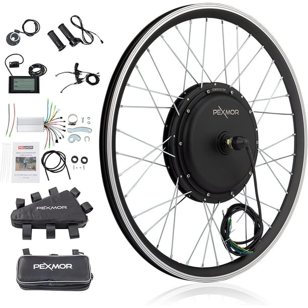 PEXMOR Electric Bike Conversion Kit,36V 750W 24"/20" Front Wheel Ebike