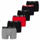 thumbnail image 1 of PUMA Calzoncillos Hombre, Lote de 6 - Basic Boxer ECOM, Algodón elástico, Uso diario Gris/Negro/Rojo M (Medium), 1 of 4