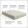 thumbnail image 3 of AllerEase Organically Grown Cotton Fitted Mattress Pad, Twin- Waterproof, Allergen Defense, 3 of 6