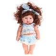 thumbnail image 1 of Muñeca Bebé Reborn Vinilo Suave Silicona Realista Recién Nacido Azul JShteea  El nuevo, 1 of 7