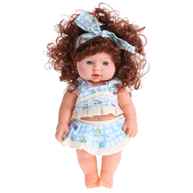 Muñeca Bebé Reborn Vinilo Suave Silicona Realista Recién Nacido Azul JShteea El nuevo