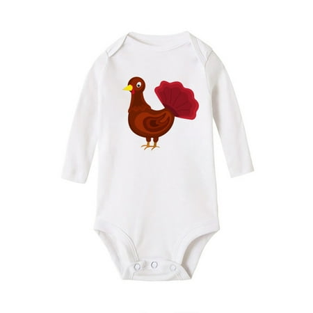 

TIREOW Daily Kids Bodysuits Fall Boy and Girl Long Sleeve Letter Print Daily Outdoor Romper Comfortable Home Wear Jumpsuit Thanksgiving Baby Bodysuit(12-18 Months White)