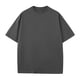 thumbnail image 3 of Playeras Elvqul para Hombre Gris Algodón Playa Manga Corta de Color Sólido Cuello Redondo, 3 of 3