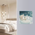 thumbnail image 5 of Dailycode Light Switch Plate Covers 3 Gang Wall Plate Plastics Outlet Covers for Kitchen Home Office Decor Bear Rabbit Sleep on Cloud, 5 of 8