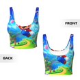 thumbnail image 5 of Lsque Mario Printed Women'S Sports Bra, Compression, Moisture Wicking, High-Impact Sports Bra For Women,Supportive sports bra-Large, 5 of 9