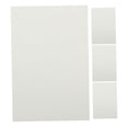 thumbnail image 5 of FOMIYES  4 Pcs Sublimation Aluminum Photo Sign Blanks Name Plate White, 5 of 8