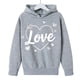thumbnail image 3 of Sudadera con capucha y estampado de corazón de San Valentín, sudadera de manga larga para niños y niñas, chaqueta para niñas de talla mediana y grande., 3 of 7