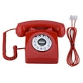 thumbnail image 3 of Teléfono antiguo vintage ANGGREK Almacenamiento de números de Teléfono claro rojo, 3 of 8