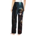 thumbnail image 3 of Annabelle Women's Pajama Pants, Comfy All Over Print Lounge Pants Casual Sleepwear with Pockets & Drawstring, 3 of 8