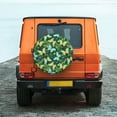thumbnail image 6 of Lsque tropical butterflies and plants Pattern Tire Covers - Tough Tire Wheel Protector for Truck, SUV, Trailer, Camper, RV-16 inch, 6 of 6