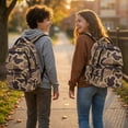 thumbnail image 2 of Jeiento Kids School Backpack 17 Inch Large Capacity Lightweight Water-Resistant Polyester Bookbag for Elementary Boys Girls, Brown Duck Camo Back to School Supplies, Hiking & Travel, 2 of 7