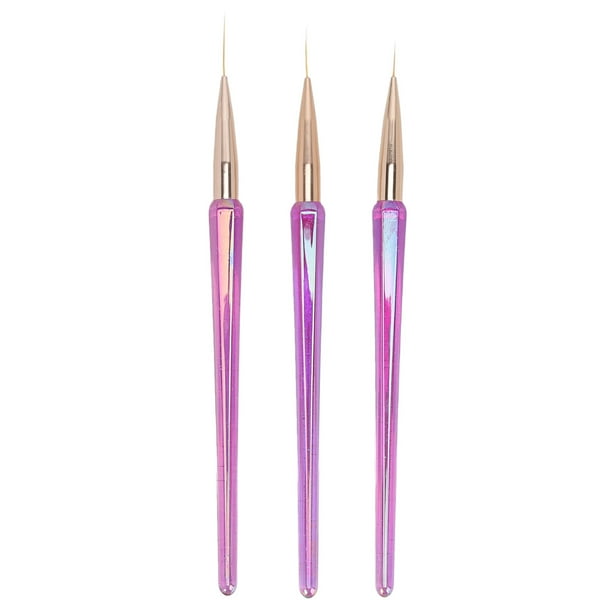Juego de pinceles para decoración de uñas pincel fino para delineador de uñas pinceles para rayas para decoración de uñas pinceles para delineadores para decoración de ANGGREK Otros