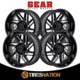 thumbnail image 3 of 20x12 Gear Off Road 748BM Hacksaw Blk Mill Wheel 6x135/6x5.5 (-44mm), 3 of 5