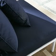 thumbnail image 7 of Modway Stance Modern Fabric & Aluminum Outdoor Armless Armchair in Navy, 7 of 7