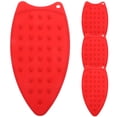 thumbnail image 1 of OULII Tapis de Repassage Pratique 4 Pcs Rouge Silicone pour Isoler les Sources de Chaleur, 1 of 8