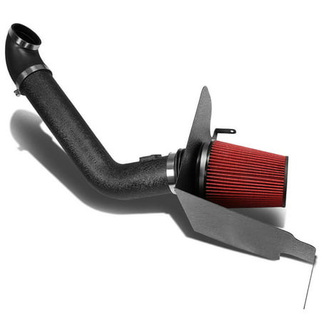 For 2004 to 2008 Ford F-150 Black Coated Aluminum Air Intake System - 11 Gen V8 05 06