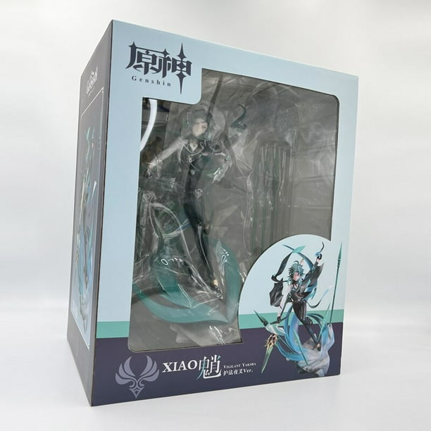 Figura de Anime Genshin Impact de 25cm, modelo de figura DE ACCIÓN DE Zhongli/Klee/Paimon, modelo de muñeca de juguete Gong Bohan LED