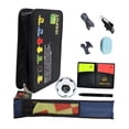 thumbnail image 3 of koolsoo Soccer Arbitre Accessoire Sac Football Rouge Jaune Carte Main Drapeau Arbitre Outil, 3 of 9