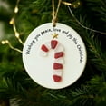 thumbnail image 3 of RICHMJ Friendship Sea Glass Ornament, Wishing You Peace Love and Joy This Christmas Pendants, Handmade Sea Glass Christmas Tree Hanging Decorations, for Ocean Lovers, Xmas Tree, Party (F), 3 of 6