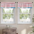 thumbnail image 2 of LALILO Kitchen Curtain Valance Watercolor Ethnic Tribal Rod Pocket Window Curtain 52"x 18" Set of 2, 2 of 5