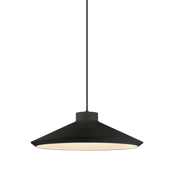 Sonneman 2754 Koma Edo 1 Light 22" Pendant - Black