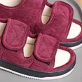 thumbnail image 3 of Sandalias diabéticas zapatos diabéticos ajustables para mujeres y hombres (40-41) rojo, 3 of 8