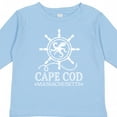 thumbnail image 4 of Inktastic Cape Cod Massachusetts Nautical Boys or Girls Long Sleeve Toddler T-Shirt, 4 of 5