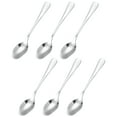 thumbnail image 1 of 6uds Cucharas de Sopa de Acero Inoxidable Unique Bargains Plata, 1 of 7