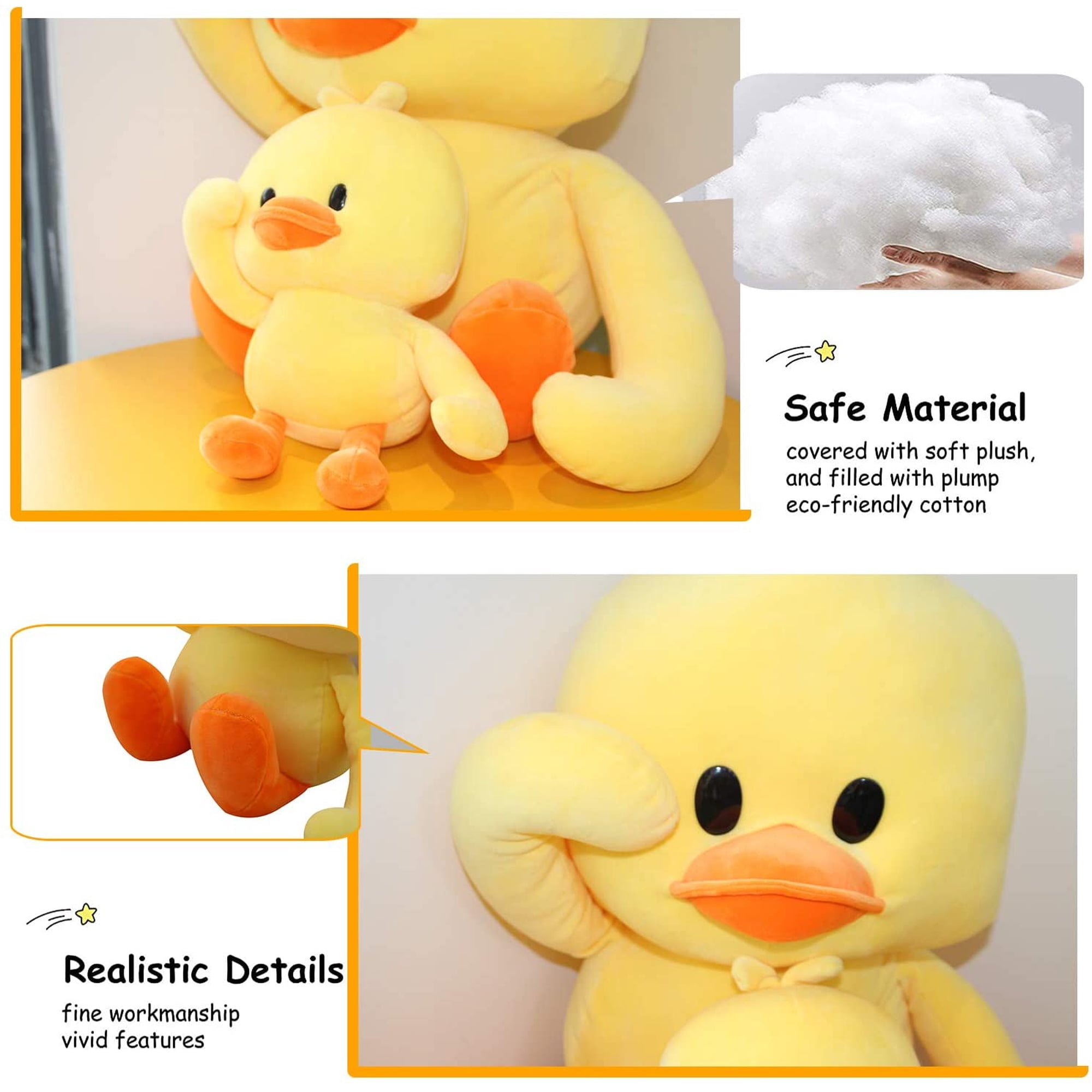 Peluche Canard Jaune Générique Neuve - 20 Cm De Douceur
