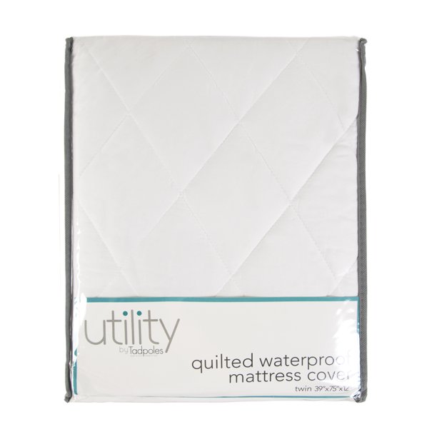 Tadpoles Quilted Waterproof Mattress Cover, Twin