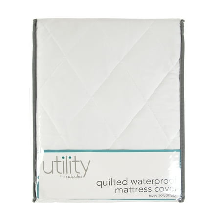 Quilted Mattress Covers - Tadpoles Quilted Waterproof Mattress Cover, Twin