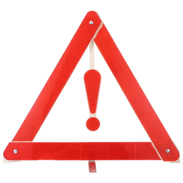Triangle d'Avertissement Pliable Sécurité Triangle Réflecteur d'Urgence avec Boîte